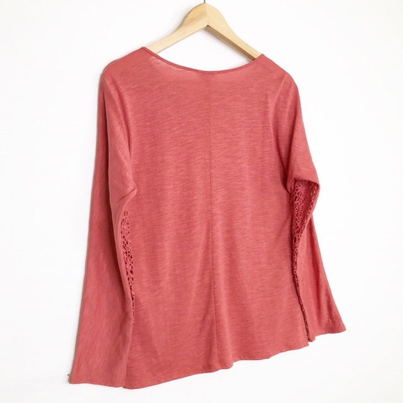 Sundance Lily’s Paramour Long sleeved appliqué lace top - Picture 9 of 10